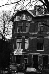 Pand van ex-notaris Jos Slis Stroom aan de Amsterdamse Jan Luykenstraat gekraakt, Bestanddeelnr 931-4170