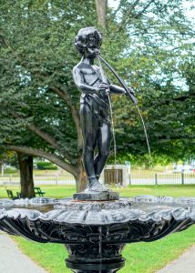 Pan fountain, Colburn Park - Lebanon, NH - DSC02616