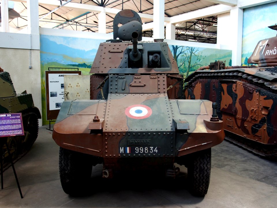 Panhard AMD 178 in the Musée des Blindés, France, pic-4