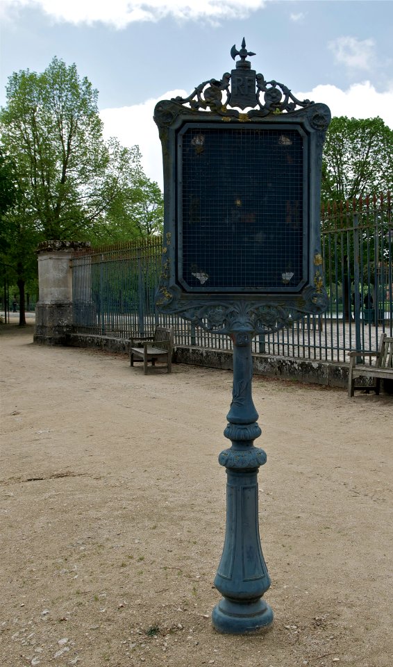 Panneau parc Fontainebleau