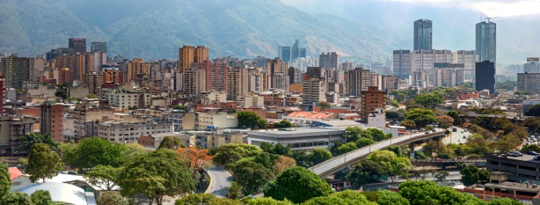 Panoramic View of Caracas from Militar Hospital
