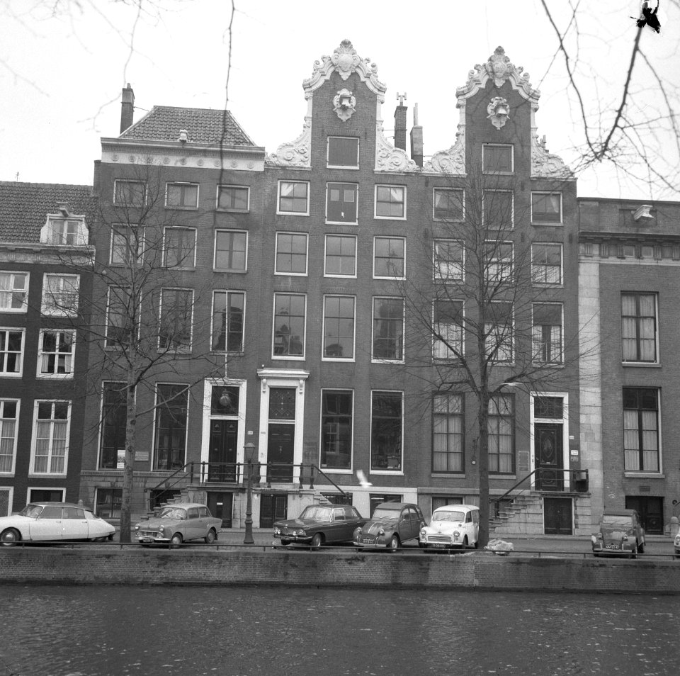 Pand Keizersgracht, Polak en Van Gennep , opdracht Fries Koerier, Bestanddeelnr 918-9674