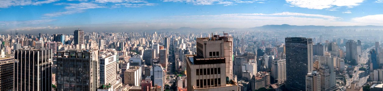 Panoramic view of Sao Paulo (cropped)