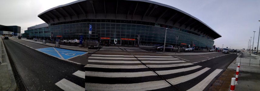 PANO 20190210 chopin airport terminal february 2019