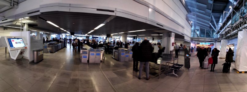 PANO 20190210 chopin airport warsaw terminal february 2019