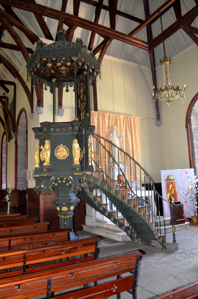 Pamplemousses, Eglise Saint François d‘Assise, Pulpit
