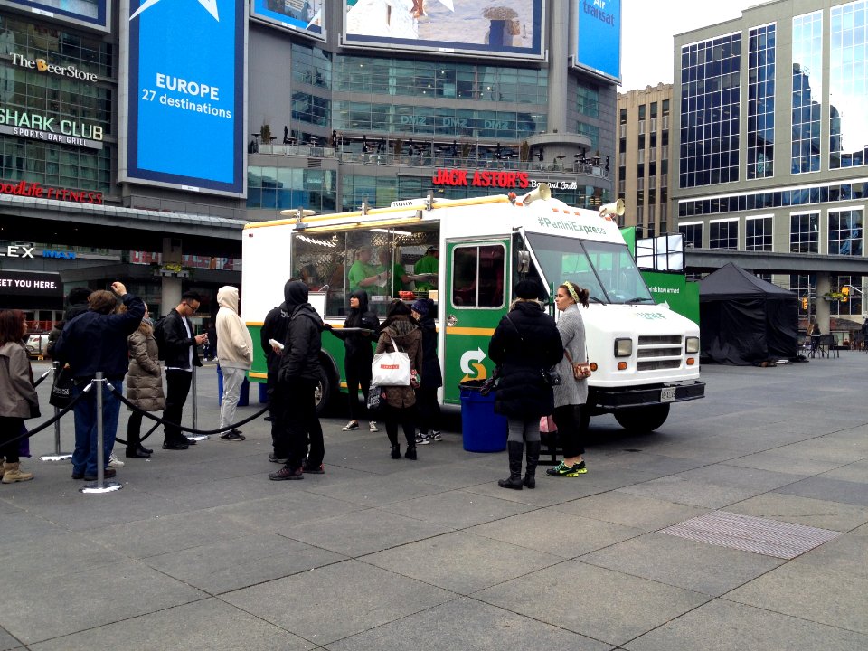 Panini Express at Dundas Square