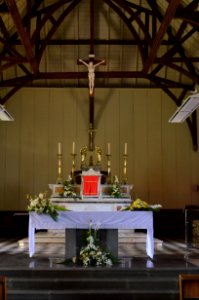 Pamplemousses, Eglise Saint François d‘Assise, Altar