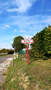 Panneau d'entrée de Buré, Orne