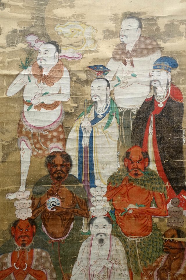 Painting, 6 of 8 - Sichuan University Museum - Chengdu, China - DSC06236