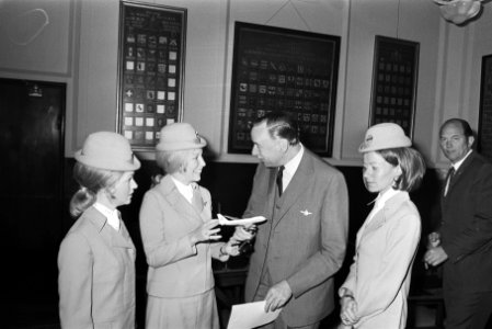 Pan Am stewardessen als ambassadrices in Amsterdam, Bestanddeelnr 924-0365