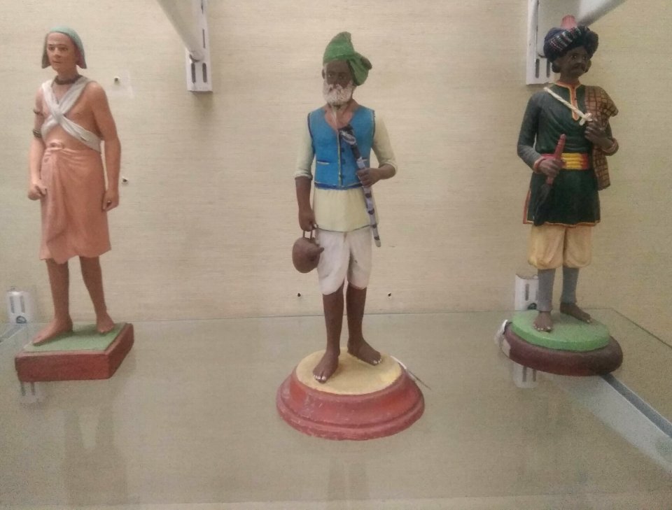 Painted clay toys