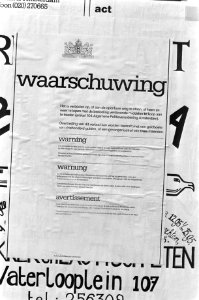 Pamflet met tekst, Bestanddeelnr 932-3315