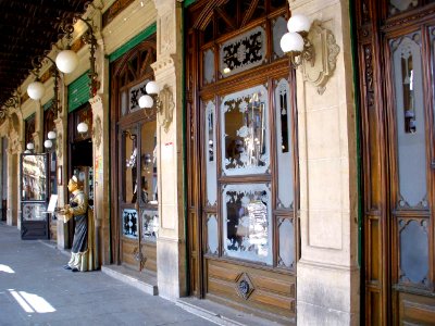 Pamplona - Plaza del Castillo, Café Iruña 04