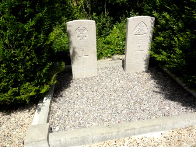 Paissy (Aisne) tombes de guerre CWGC 1914 (01)