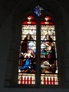 Pagny-sur-Meuse (Meuse) Chapelle de Massey vitrail 03