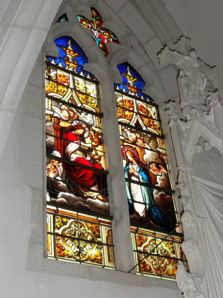 Pagny-sur-Meuse (Meuse) Chapelle de Massey vitrail 05