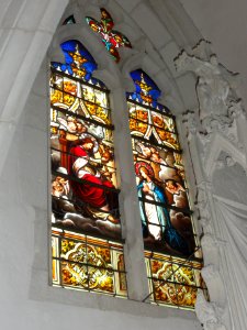 Pagny-sur-Meuse (Meuse) Chapelle de Massey vitrail 05