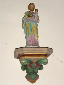 Pagny-sur-Meuse (Meuse) Chapelle de Massey statue 03