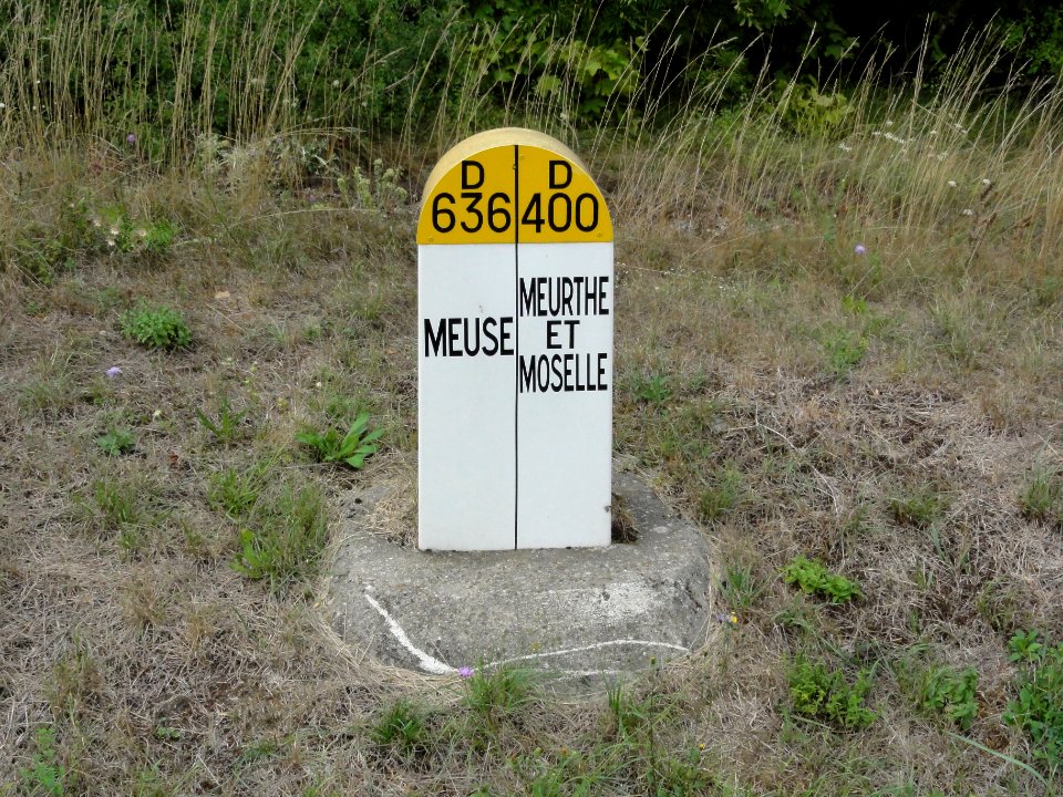 Pagny-sur-Meuse + Lay-Saint-Remy Borne limite Meuse - Meurthe-et-Moselle