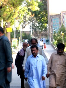 Pakistani pilgrimes of Mohammad al-Mahruq Mosque - October 15,2013 - Nishapur 12
