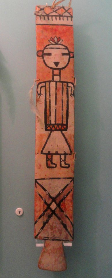 Paho, Hopi, unknown katcina, acquired in 1919 - Native American collection - Peabody Museum, Harvard University - DSC05532