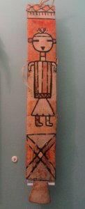 Paho, Hopi, unknown katcina, acquired in 1919 - Native American collection - Peabody Museum, Harvard University - DSC05532