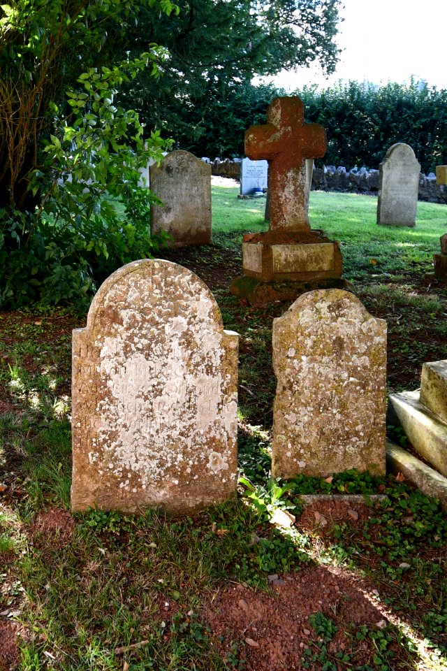 Pair Of Headstones 4 Metres North West Of The Tower Of The Church Of St Clement
