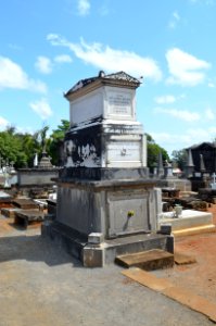 Pamplemousses, Cemetery, grave Emmelina de Carcenac