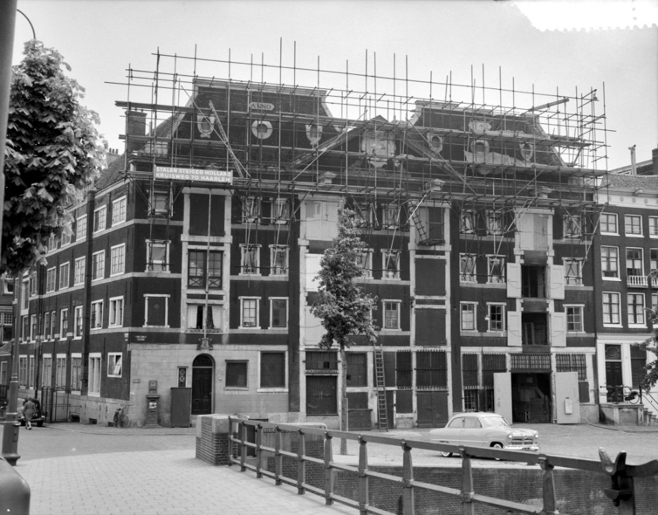 Pakhuizen WI Compagnie in restauratie, Bestanddeelnr 907-7913