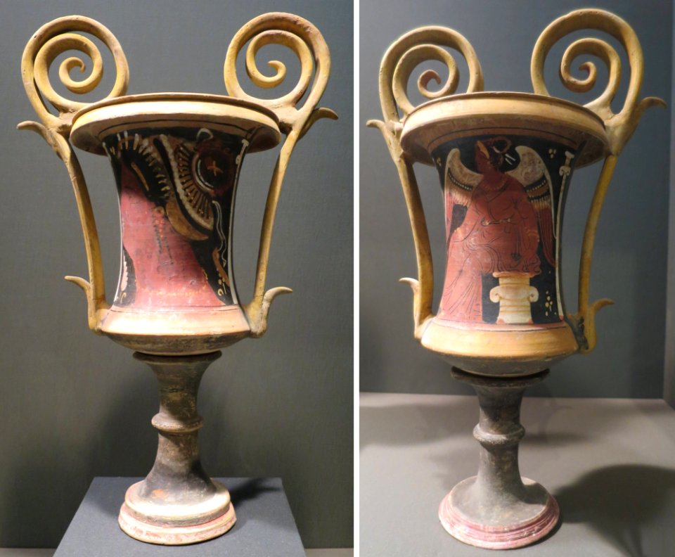 Pair of Greek Kantharoi, Apulian, c. 400-375 BCE, Dayton Art Institute