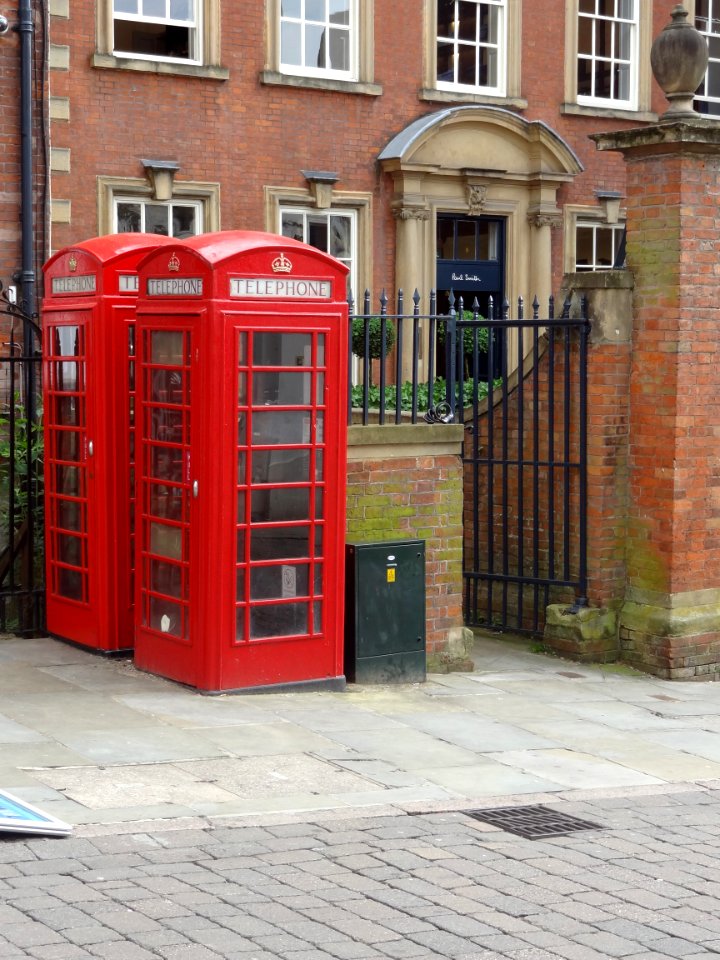 Pair Of K6 Telephone Kiosks Outside Numbers 24 And 26