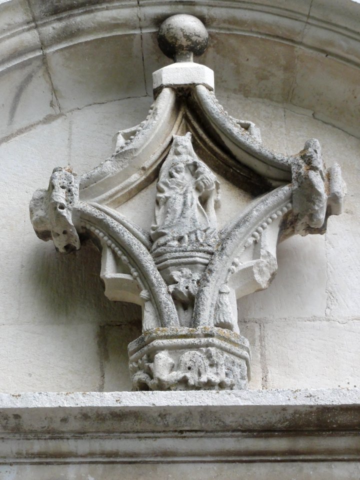 Pagny-sur-Meuse (Meuse) Chapelle de Massey, extérieur (06) détail