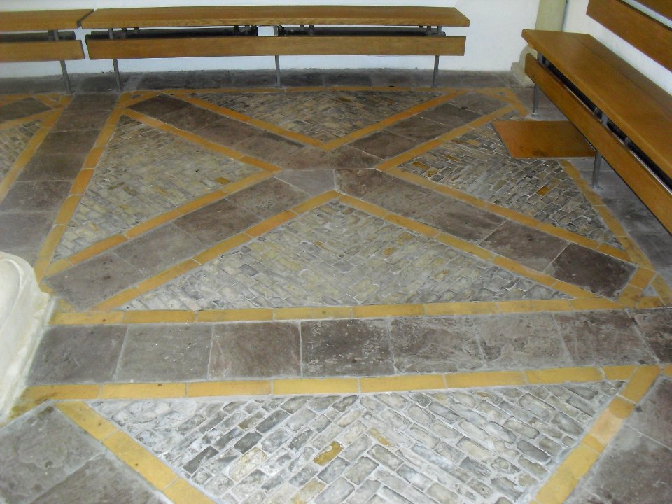Paderborn-Abtskapelle Abdinghof-Fußboden