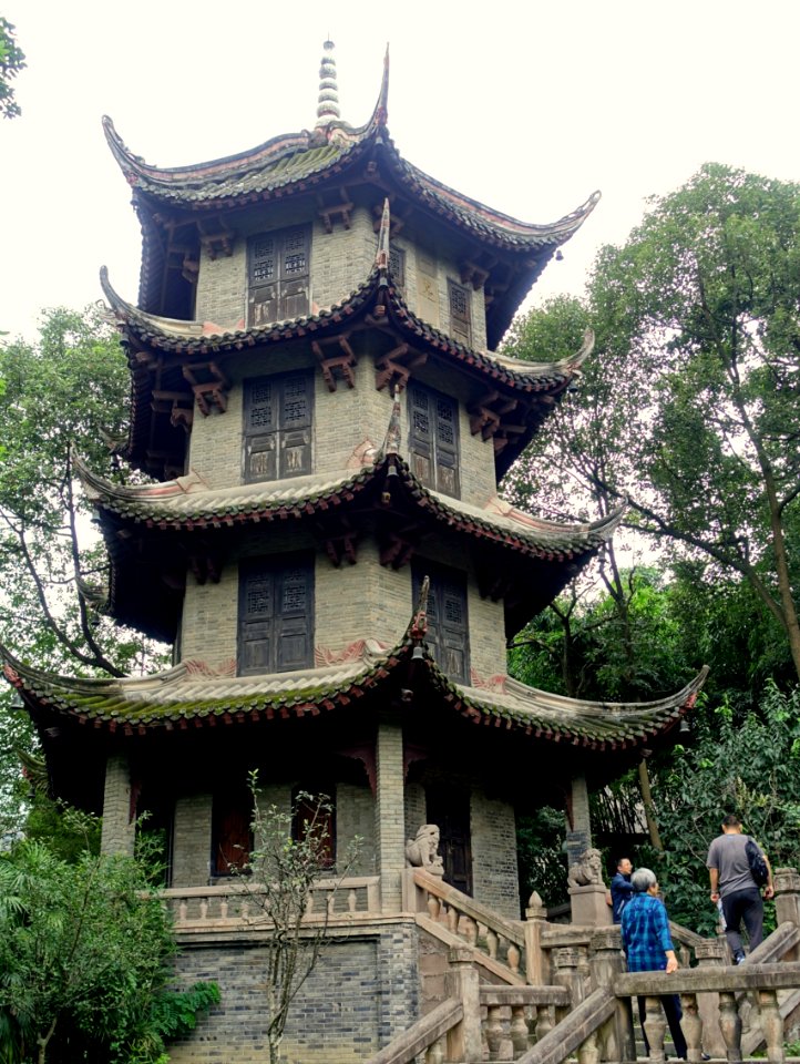 Pagoda - Du Fu Thatched Cottage - Chengdu, Sichuan, China - DSC04976