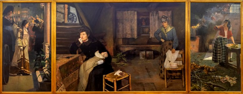 Painting on Pinacoteca of Sao Paulo, Brazil