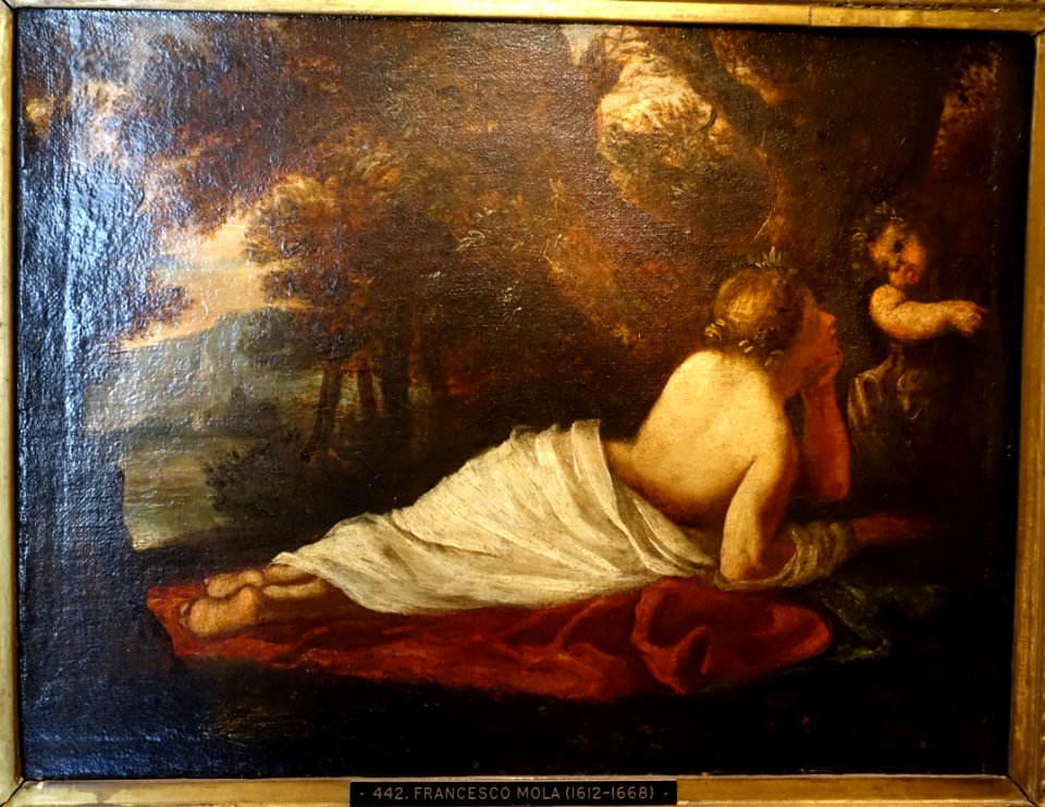 Painting by Pier Francesco Mola - Chatsworth House - Derbyshire, England - DSC02975
