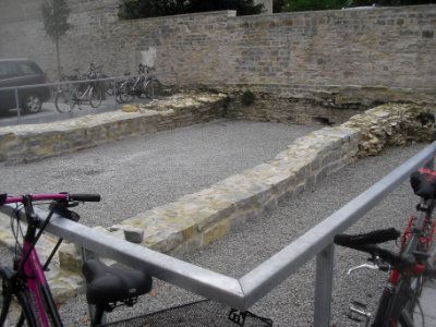 Paderborn-Stadelhof Fundamente eines Fachwerkhauses
