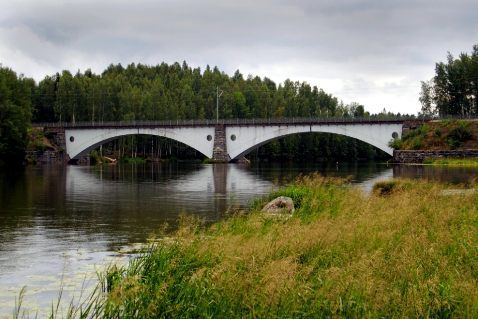 Pahakoski railway bridge Kokemäki Finland