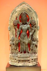 Padmapani, Nepal, 14th century, black stone - Berkeley Art Museum and Pacific Film Archive - DSC04114
