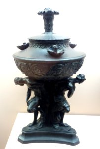 Pair of Oil Lamps, 1 of 2 - Wedgwood, designed 1772, made c. 1790 - Brooklyn Museum - Brooklyn, NY - DSC08906