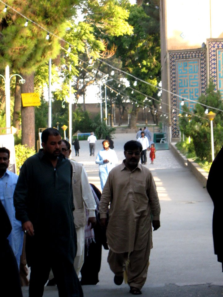 Pakistani pilgrimes of Mohammad al-Mahruq Mosque - October 15,2013 - Nishapur 10