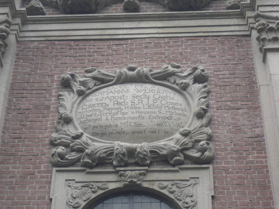 Paderborn-Michaelskirche - Inschrift