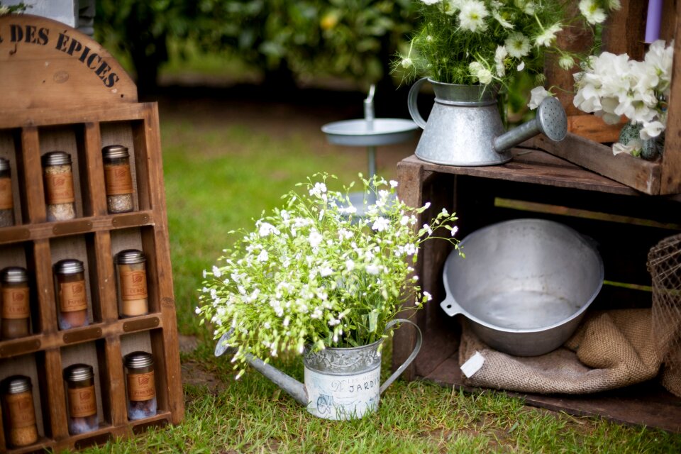 Decoration floral composition romanticism