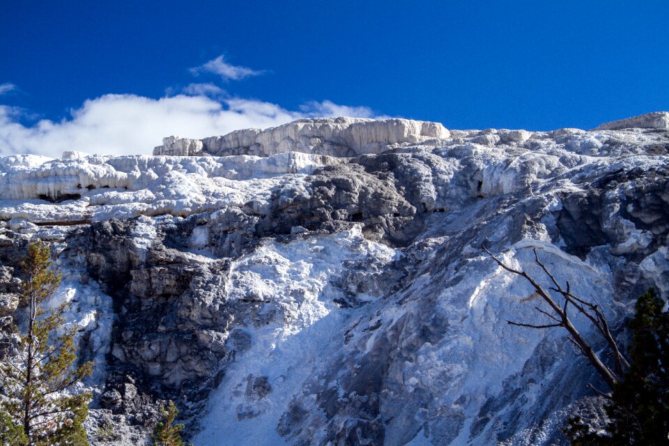Sinter terassen volcano america