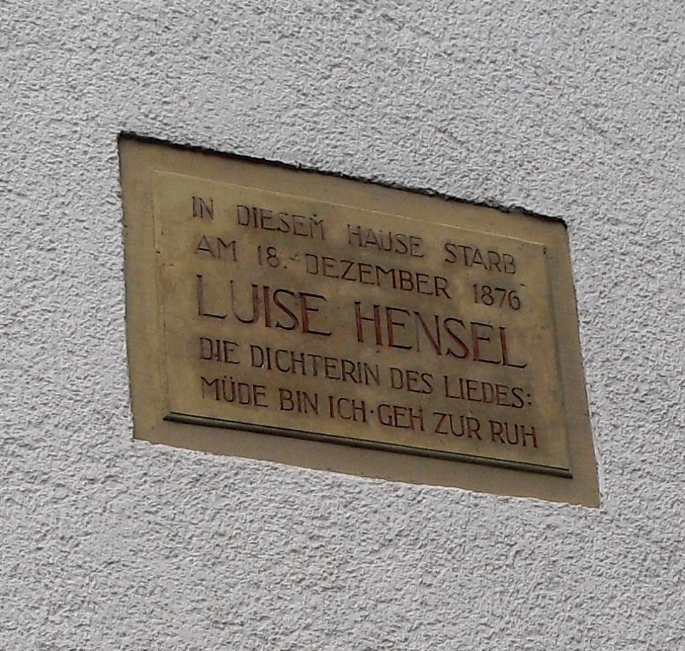 Paderborn-Westphalenhof-Gedenktafel Luise Hensel