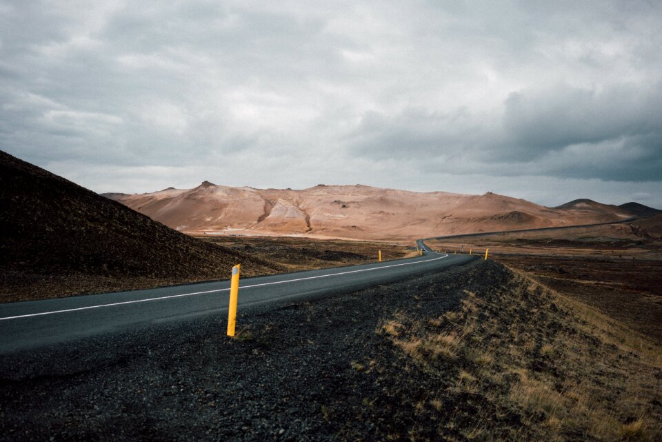Mountain road asphalt