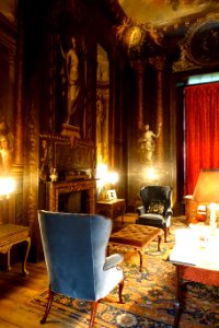 Painted Antechamber, with painted decorations by Jame Thornhill, 1690s - Chatsworth House - Derbyshire, England - DSC03296