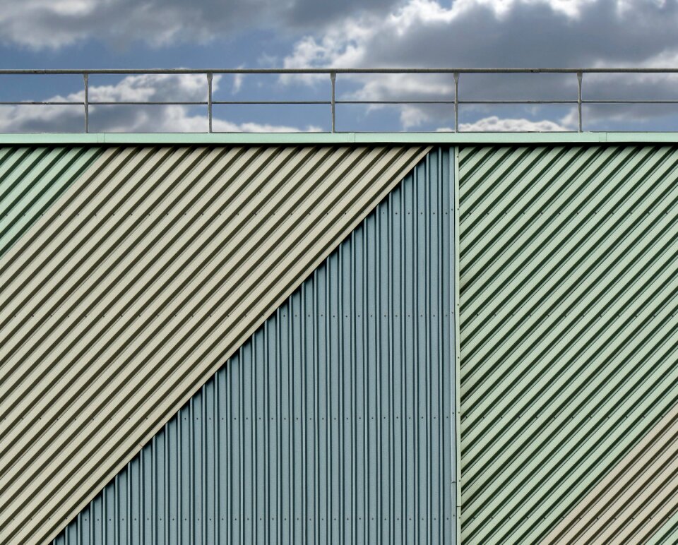 Abandoned industrial building decay