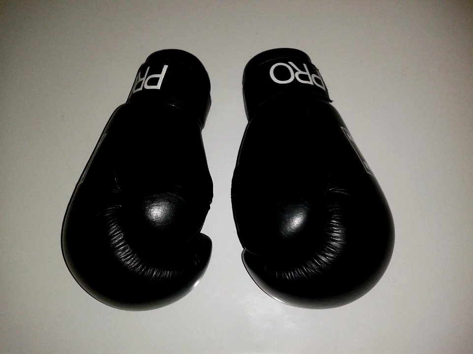 Pair of boxing gloves photo